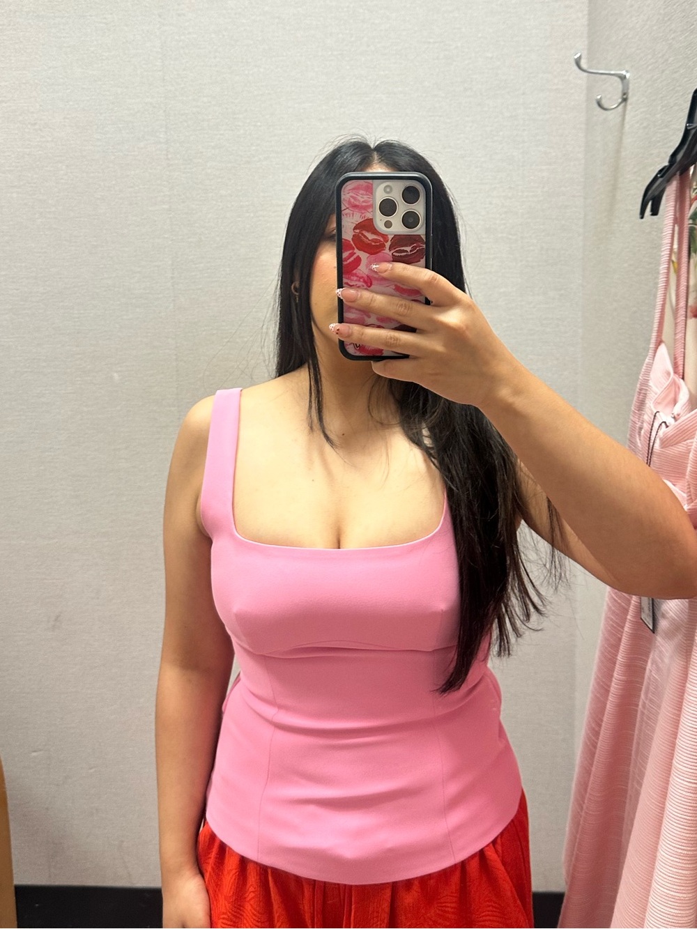 Gianni Bini Pink Bow Back Top